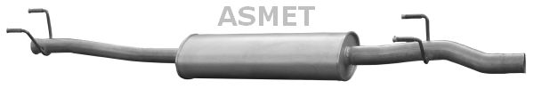 ASMET Средний глушитель выхлопных газов 02.053