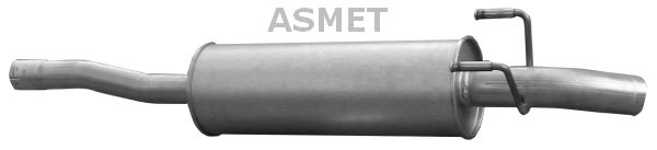 ASMET Глушитель выхлопных газов конечный 02.054