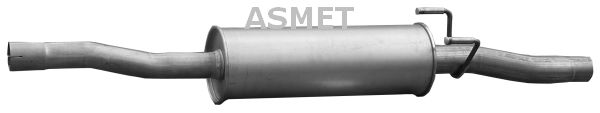 ASMET Средний глушитель выхлопных газов 02.055