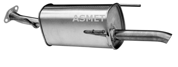 ASMET Глушитель выхлопных газов конечный 05.162
