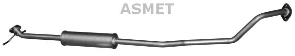 ASMET Средний глушитель выхлопных газов 05.196