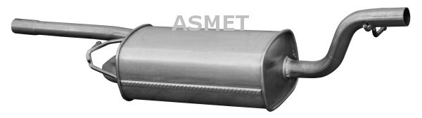 ASMET Средний глушитель выхлопных газов 07.131
