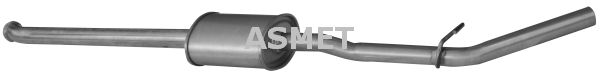 ASMET Средний глушитель выхлопных газов 10.064