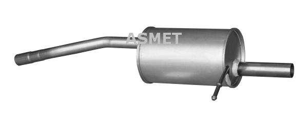 ASMET Глушитель выхлопных газов конечный 10.119