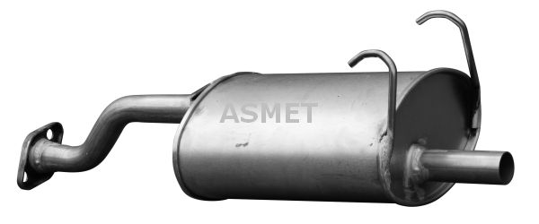 ASMET Глушитель выхлопных газов конечный 13.017