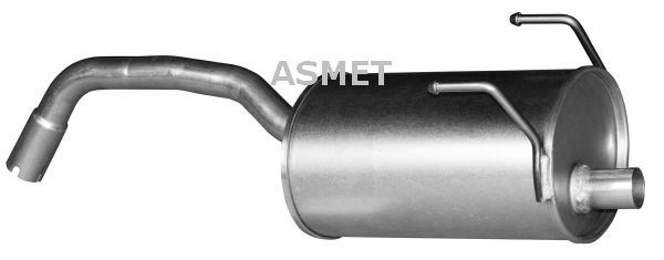 ASMET Глушитель выхлопных газов конечный 16.059