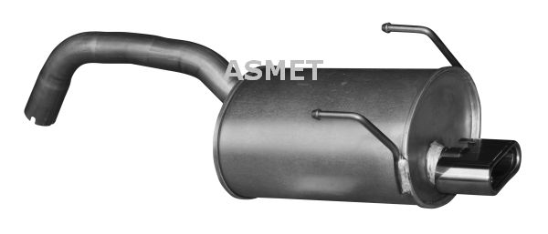 ASMET Глушитель выхлопных газов конечный 16.088