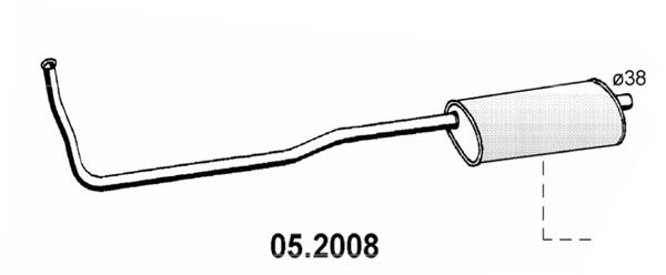 ASSO Предглушитель выхлопных газов 05.2008