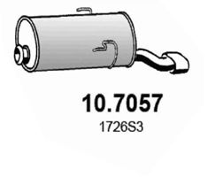 ASSO Izplūdes gāzu trokšņa slāpētājs (pēdējais) 10.7057