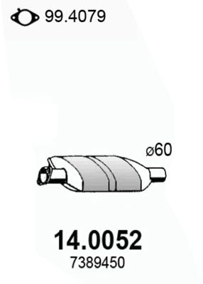 ASSO Katalizators 14.0052