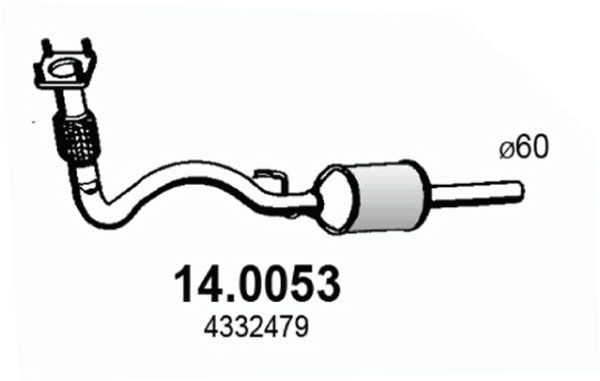 ASSO Katalizators 14.0053