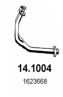 ASSO Труба выхлопного газа 14.1004