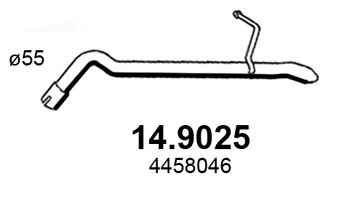 ASSO Izplūdes caurule 14.9025