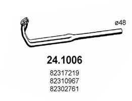 ASSO Труба выхлопного газа 24.1006