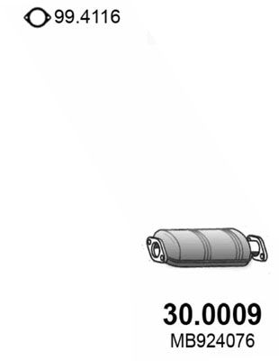 ASSO Katalizators 30.0009