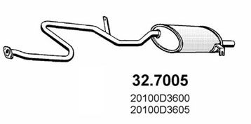 ASSO Izplūdes gāzu trokšņa slāpētājs (pēdējais) 32.7005