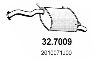 ASSO Izplūdes gāzu trokšņa slāpētājs (pēdējais) 32.7009