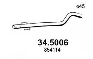 ASSO Труба выхлопного газа 34.5006