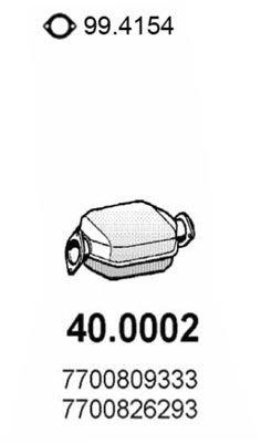 ASSO Katalizators 40.0002