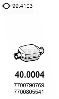 ASSO Katalizators 40.0004
