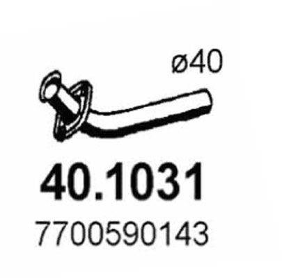 ASSO Izplūdes caurule 40.1031