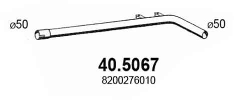 ASSO Izplūdes caurule 40.5067