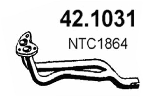 ASSO Труба выхлопного газа 42.1031
