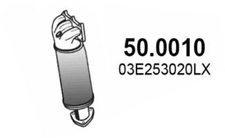 ASSO Katalizators 50.0010