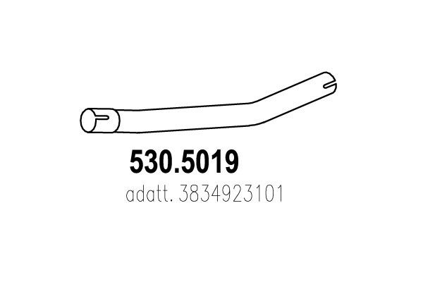 ASSO Труба выхлопного газа 530.5019