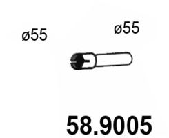 ASSO Izplūdes caurule 58.9005