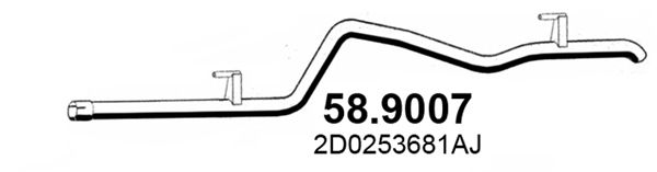 ASSO Izplūdes caurule 58.9007