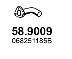 ASSO Труба выхлопного газа 58.9009