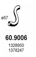 ASSO Труба выхлопного газа 60.9006