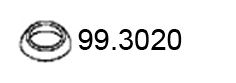 ASSO Уплотнительное кольцо, труба выхлопного газа 99.3020