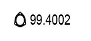 ASSO Прокладка, труба выхлопного газа 99.4002