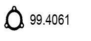 ASSO Прокладка, труба выхлопного газа 99.4061