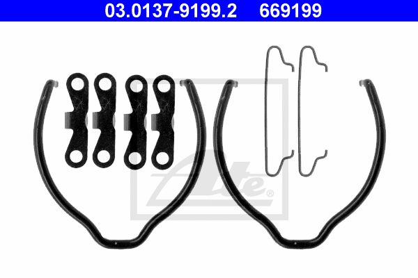 ATE Piederumu komplekts, Stāvbremzes mehānisma bremžu  03.0137-9199.2