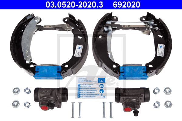 ATE Комплект тормозных колодок 03.0520-2020.3