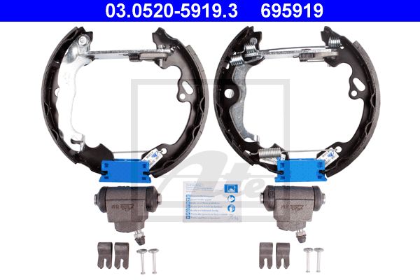 ATE Комплект тормозных колодок 03.0520-5919.3