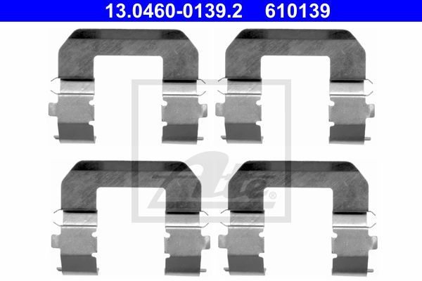 ATE Piederumu komplekts, Disku bremžu uzlikas 13.0460-0139.2