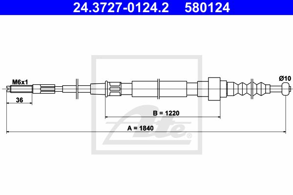ATE Trose, Stāvbremžu sistēma 24.3727-0124.2