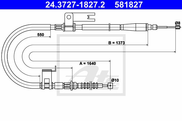 ATE Trose, Stāvbremžu sistēma 24.3727-1827.2