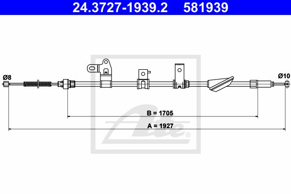 ATE Trose, Stāvbremžu sistēma 24.3727-1939.2