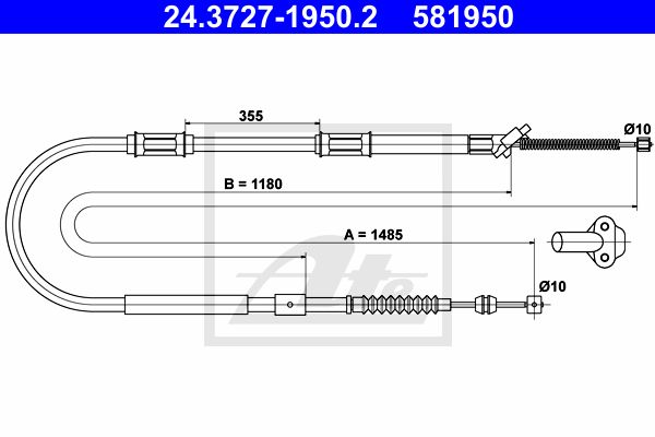 ATE Trose, Stāvbremžu sistēma 24.3727-1950.2