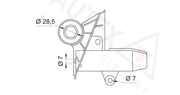 AUTEX Mierinātājs, Zobsiksna 601855