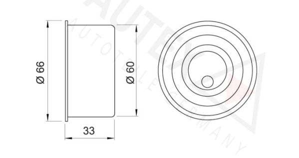 AUTEX Spriegotājrullītis, Gāzu sadales mehānisma piedziņ 641732