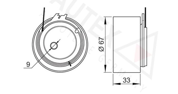 AUTEX Spriegotājrullītis, Gāzu sadales mehānisma piedziņ 641831