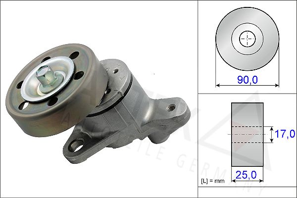 AUTEX Spriegotājsvira, Ķīļrievu siksna 654800