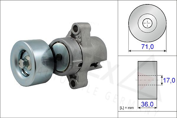 AUTEX Spriegotājsvira, Ķīļrievu siksna 654813