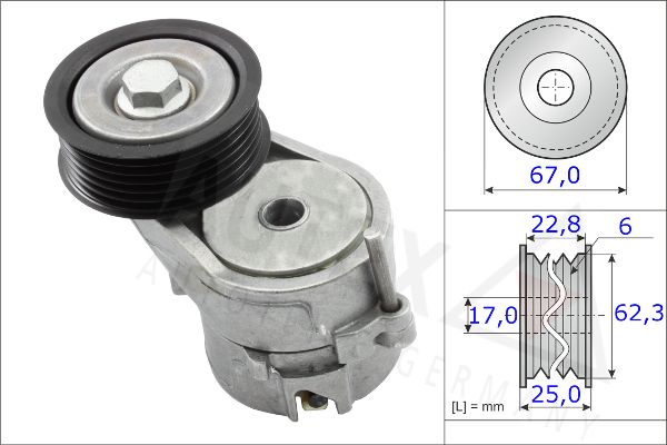 AUTEX Siksnas spriegotājs, Ķīļsiksna 654837